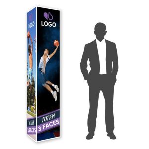Printed Info Display Totem