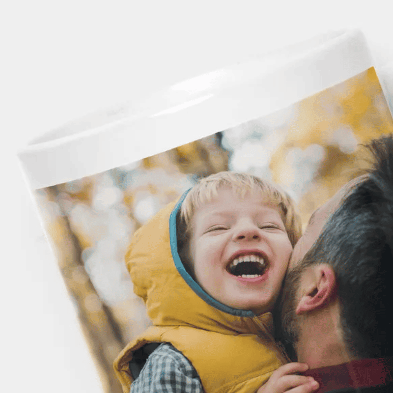 White ceramic Photo Mug