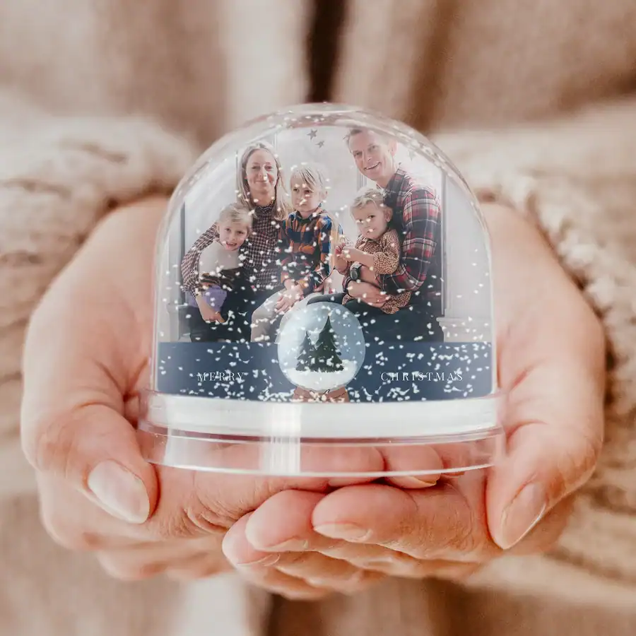 Classic Custom Printed Photo Snowglobe