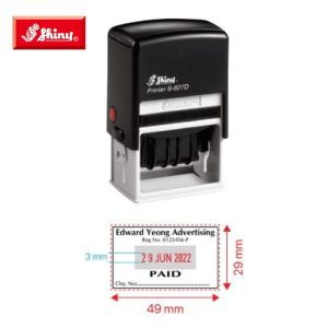 30x50mm Dater Stamp