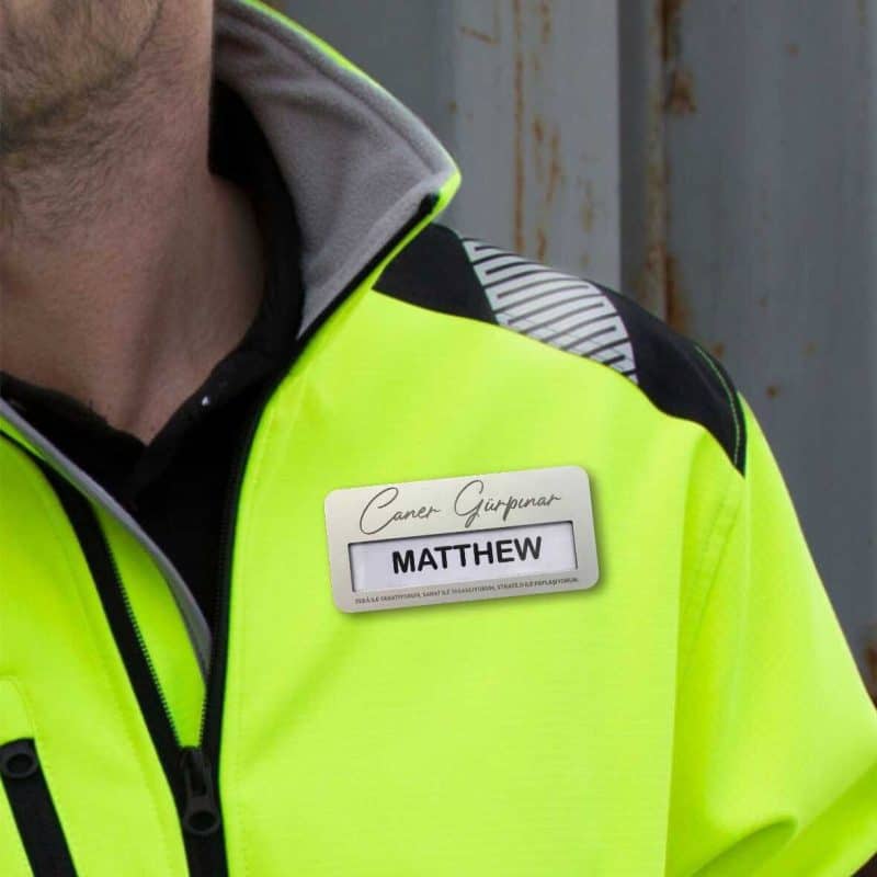 Metal Reusable Name Badges