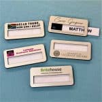Metal Reusable Name Badges