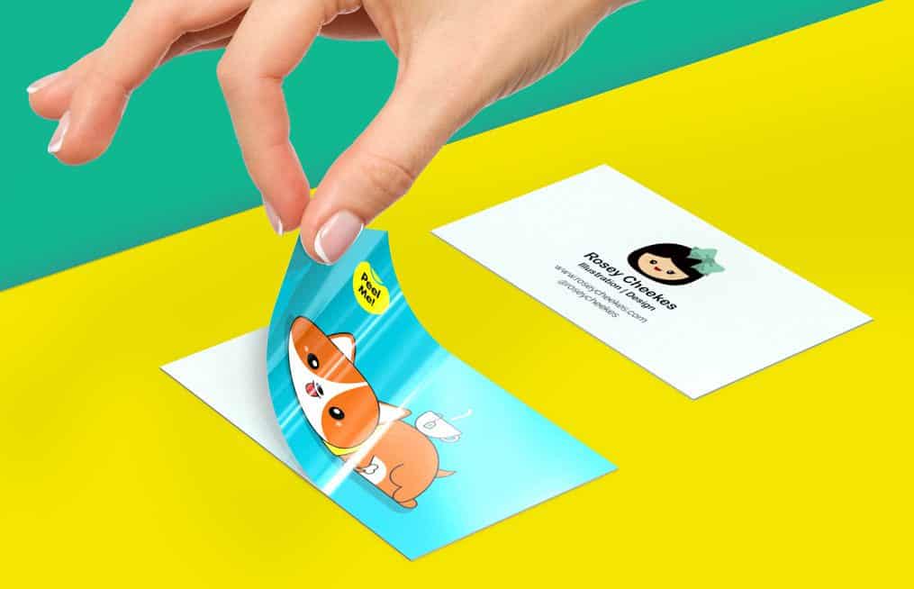 Sticker Business Cards Printing