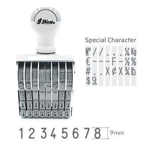 8 Digit Numbering Stamp 9mm