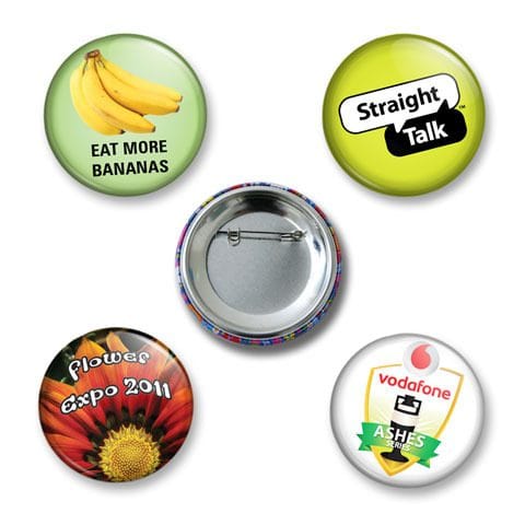 Custom printed Button Badges