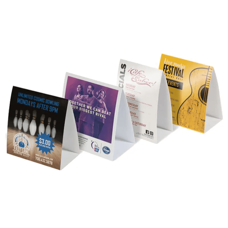 Custom Printed Table Tents