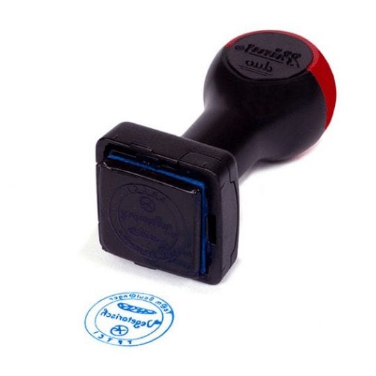 DUO Custom Hand Stamps 30x55mm