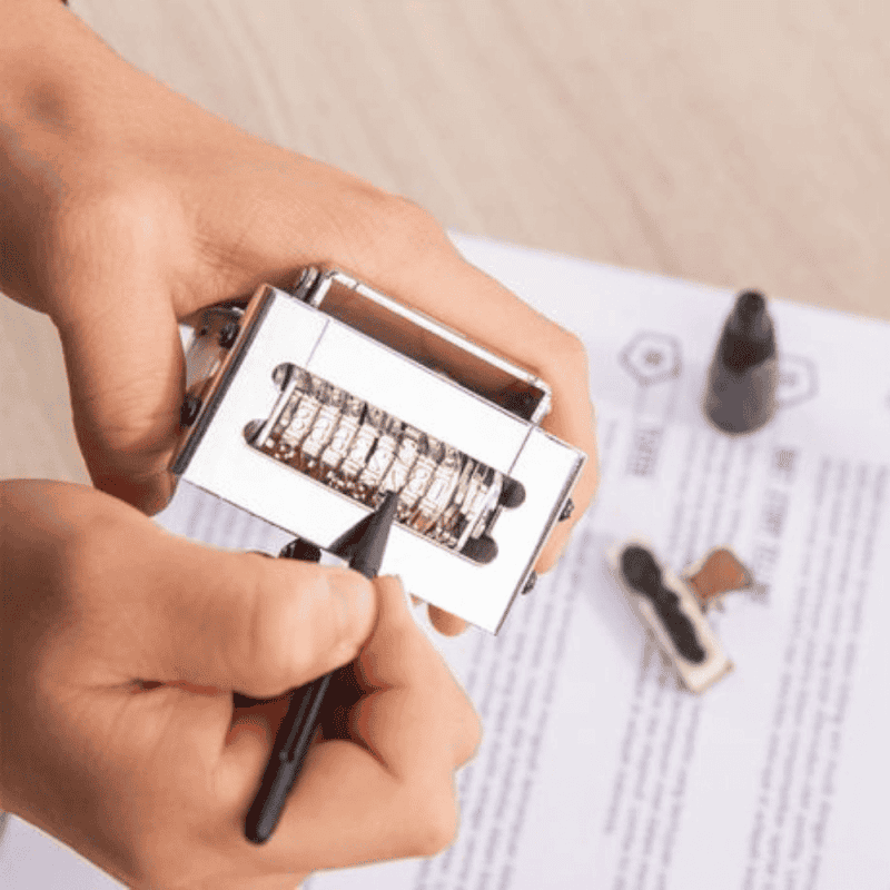 Deli Automatic Numbering Stamp