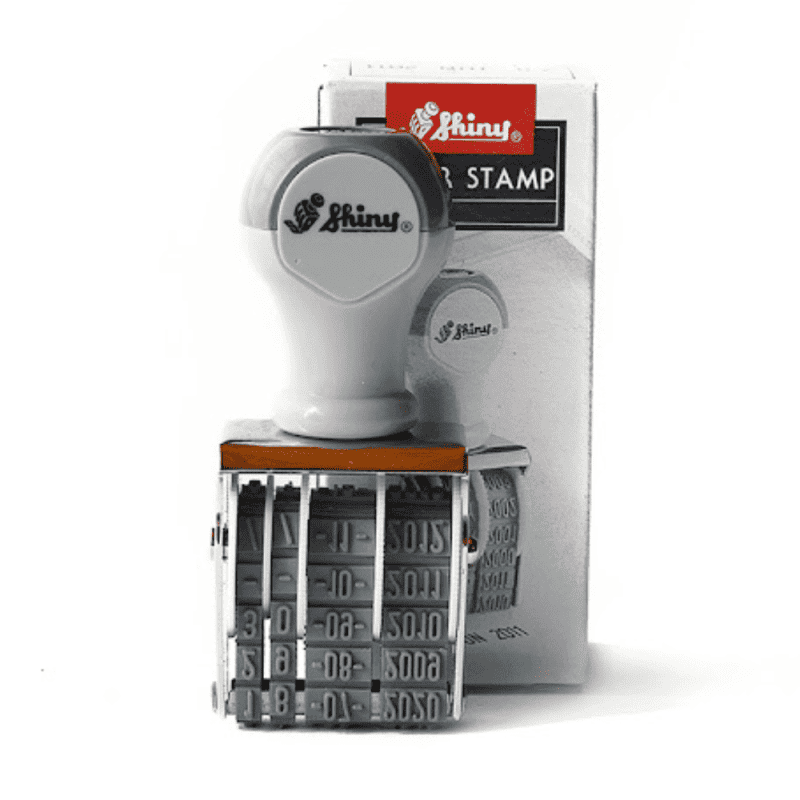 Shiny Numbering stamps