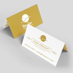 Folded Business Card Printing