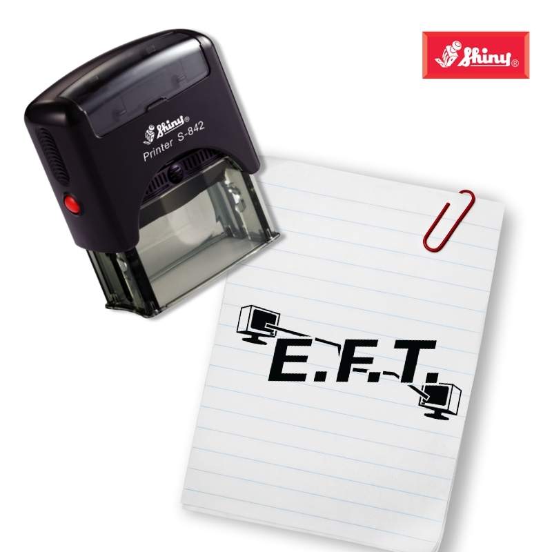 Shiny 38x14mm Stock Stamp - E.F.T Icons