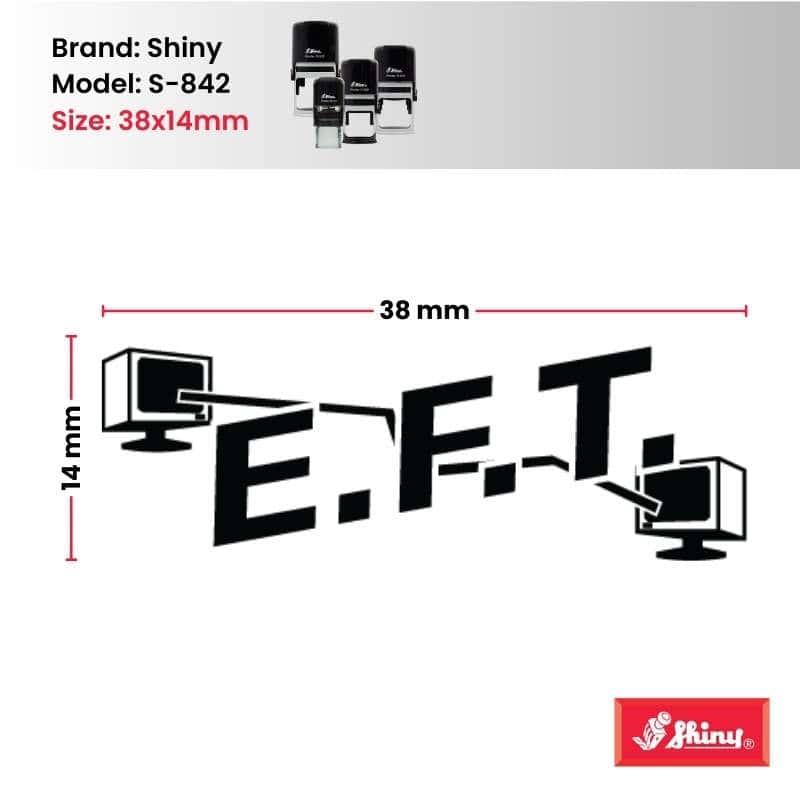 Shiny 38x14mm Stock Stamp - E.F.T Icons