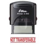 Shiny 38x14mm Stock Stamp - Not Transferrable