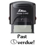 Shiny 38x14mm Stock Stamp - Past Due