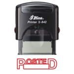Shiny 38x14mm Stock Stamp - Posted Space