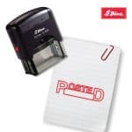 Shiny 38x14mm Stock Stamp - Posted Space