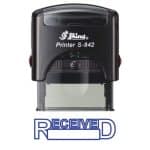 Shiny 38x14mm Stock Stamp - Received Space