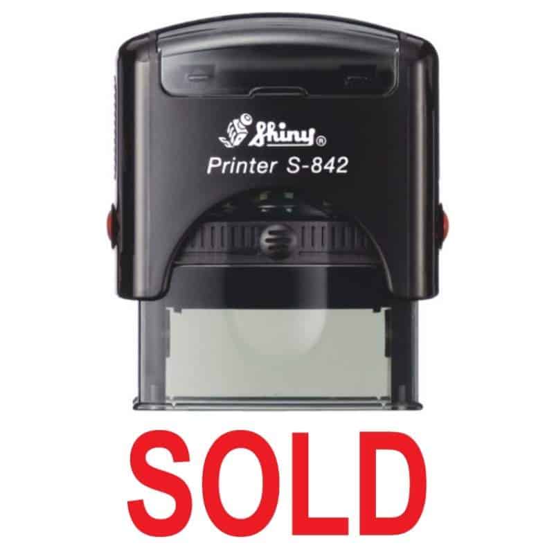 Shiny 38x14mm Stock Stamp - SOLD