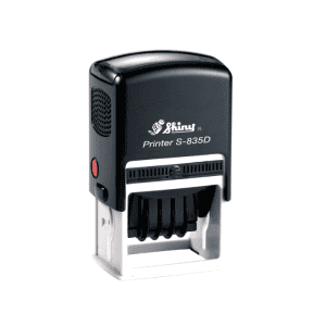 Shiny Dater Stamp S-835D 30x20mm