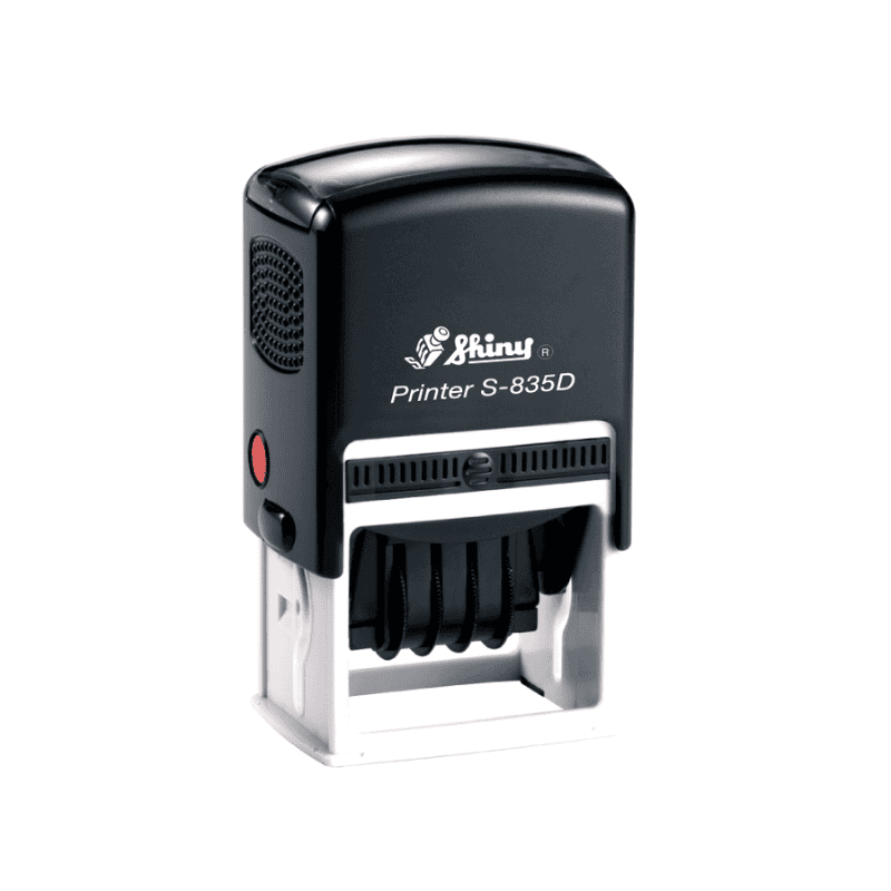 Shiny Dater Stamp S-835D 30x20mm