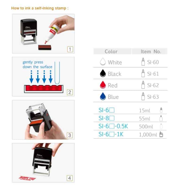 Shiny Premium Ink Specifications