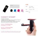 Shiny S-722 Pocket Stamp Specifications
