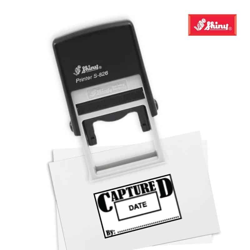 Shiny S-826 Stock Dater Stamp Captured By