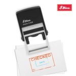 Shiny S-826 Stock Dater Stamp Checked By