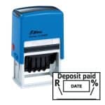 Shiny S-826 Stock Dater Stamp Deposit Paid
