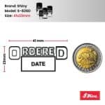 Shiny S-826 Stock Dater Stamp Ordered