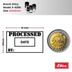 Shiny S-826 Stock Dater Stamp Processed