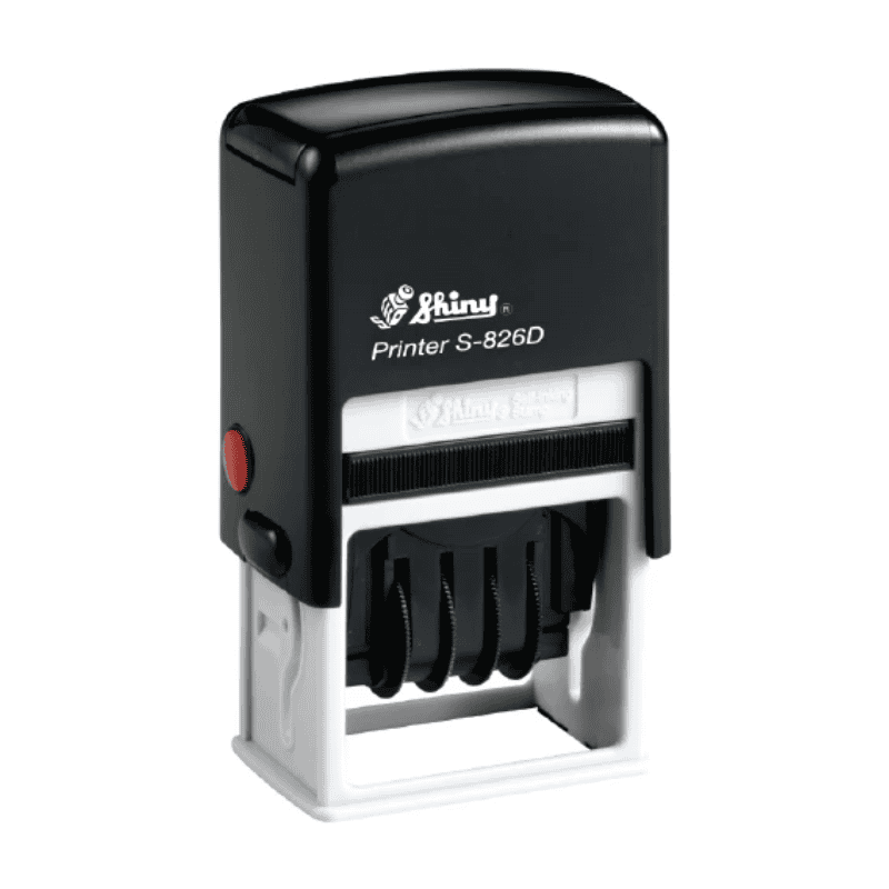 Shiny S-826D Dater Stamp 41x23mm