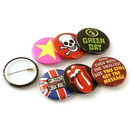 Custom Large Button Badges (43mm)