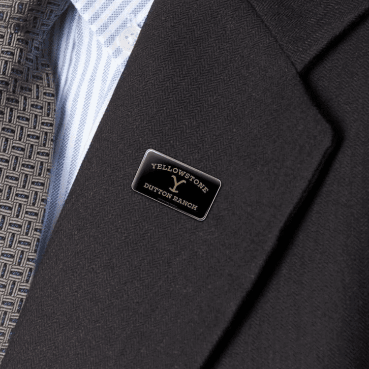 custom made Rectangle Lapel Badges