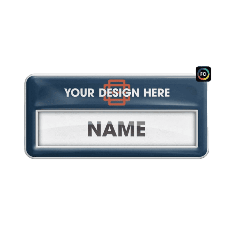Full Colour Eco Reusable Name Badge