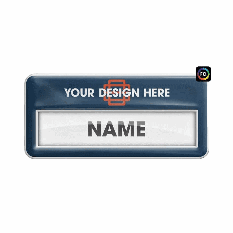 Full Colour Eco Reusable Name Badge