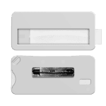 Reusable Name Badge Pin Clip Fitting