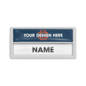 White Exec Name Badges