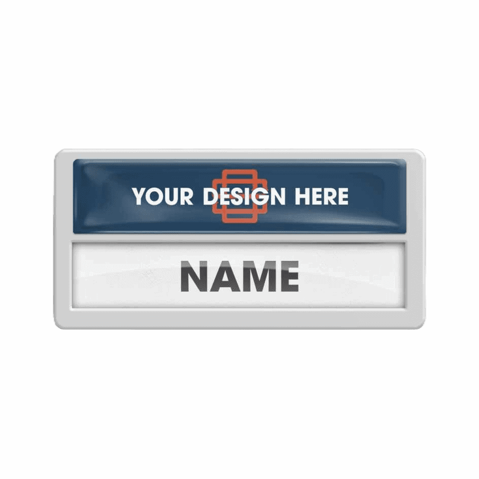 White Exec Name Badges