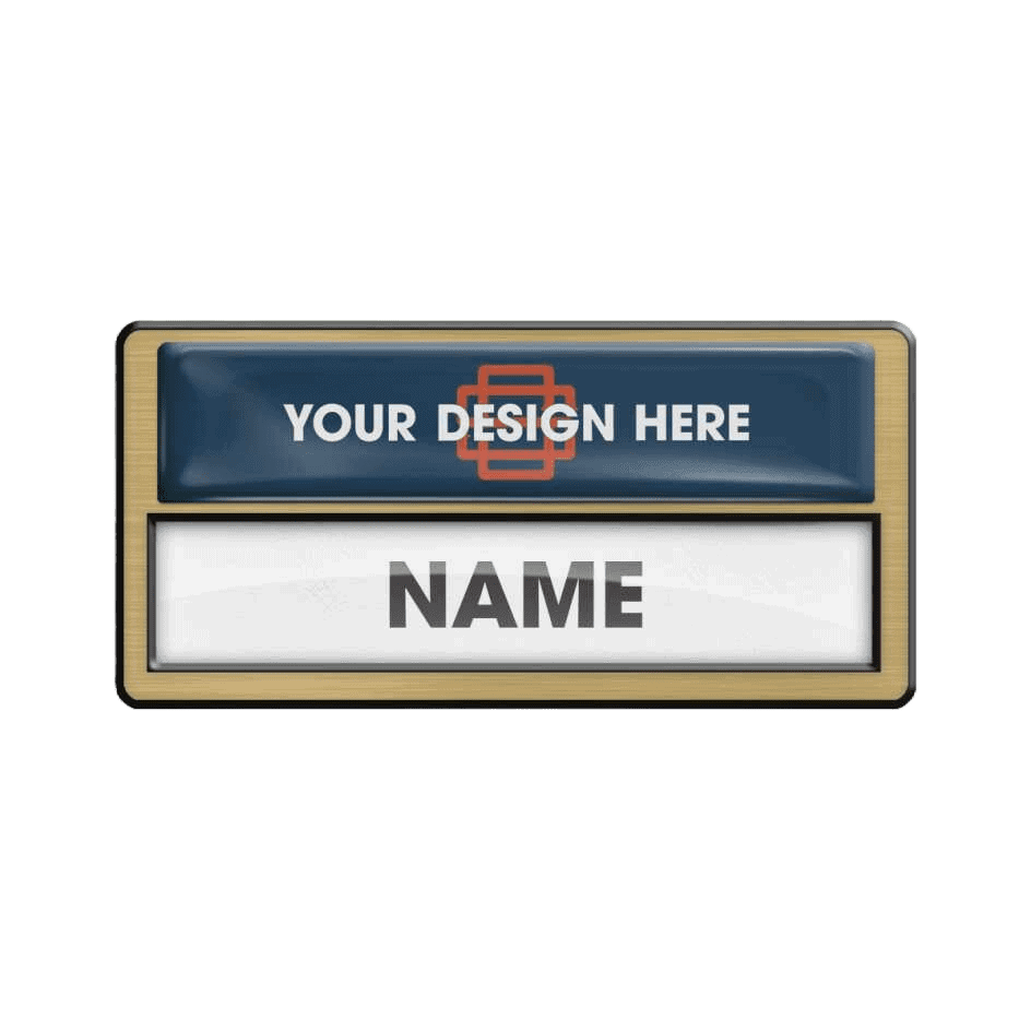 Gold Exec Name Badges