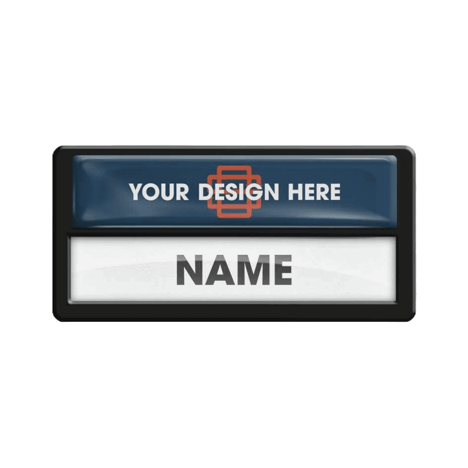 Black Exec Name Badges