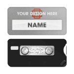 Reusable Magnetic Badge Fitting