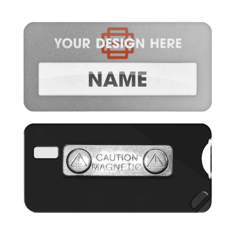 Reusable Magnetic Badge Fitting