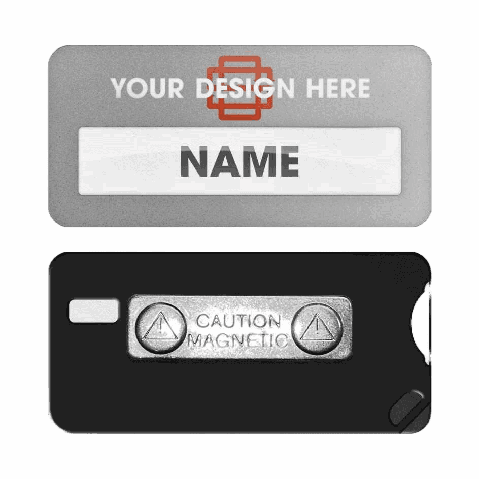 Reusable Magnetic Badge Fitting