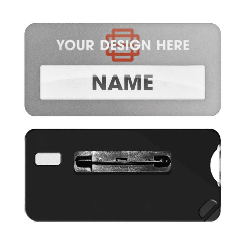 Reusable Name Badge Pin Clip Fitting