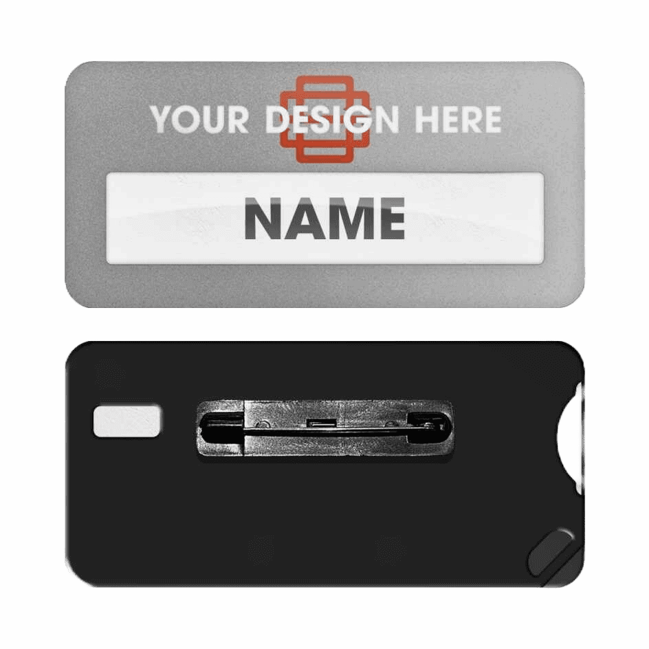 Reusable Name Badge Pin Clip Fitting