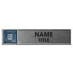 Silver Premium Metal Name Badge
