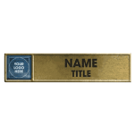 Gold Premium Metal Name Badge