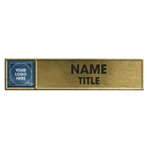 Gold Premium Metal Name Badge