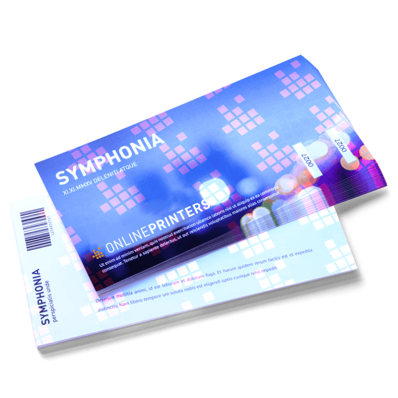 Custom Printed Event Tickets